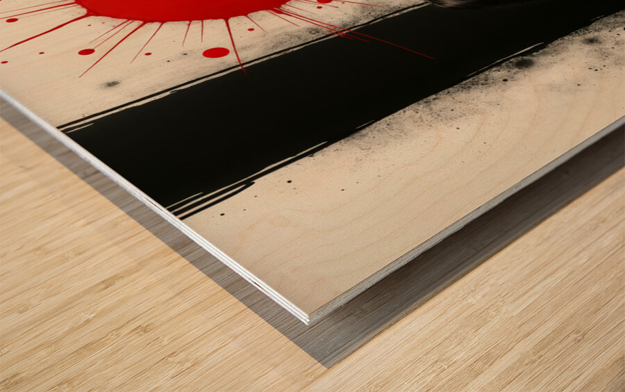 Exuding Confidence   Wood print