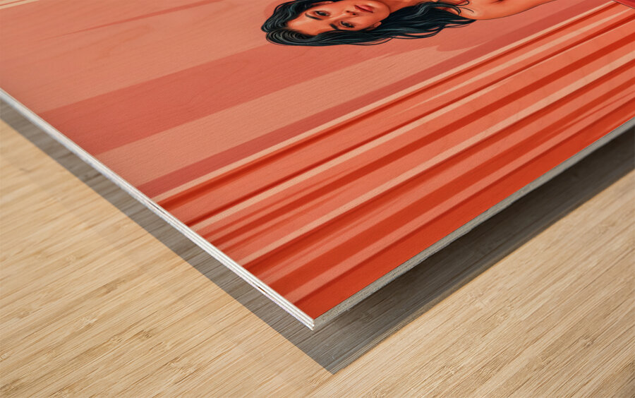  Tasteful Glimpse  Wood print