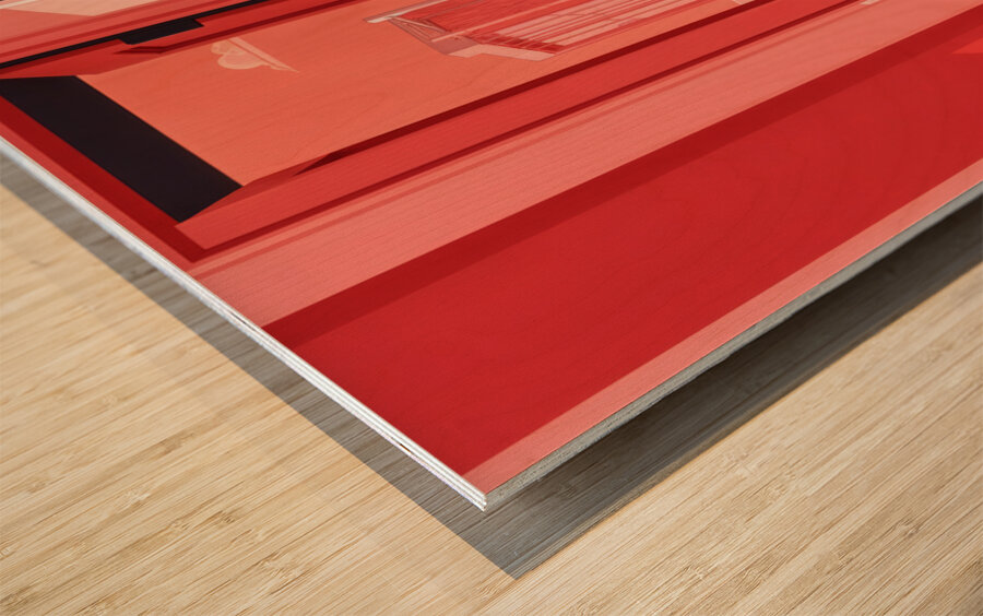  Stylized Aesthetic  Wood print