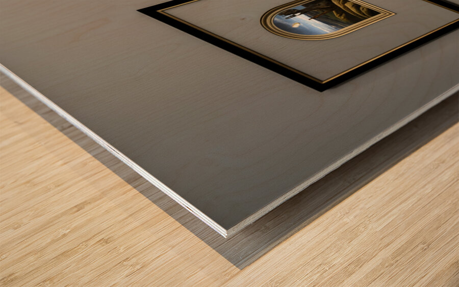 Landscape Painting  Wood print