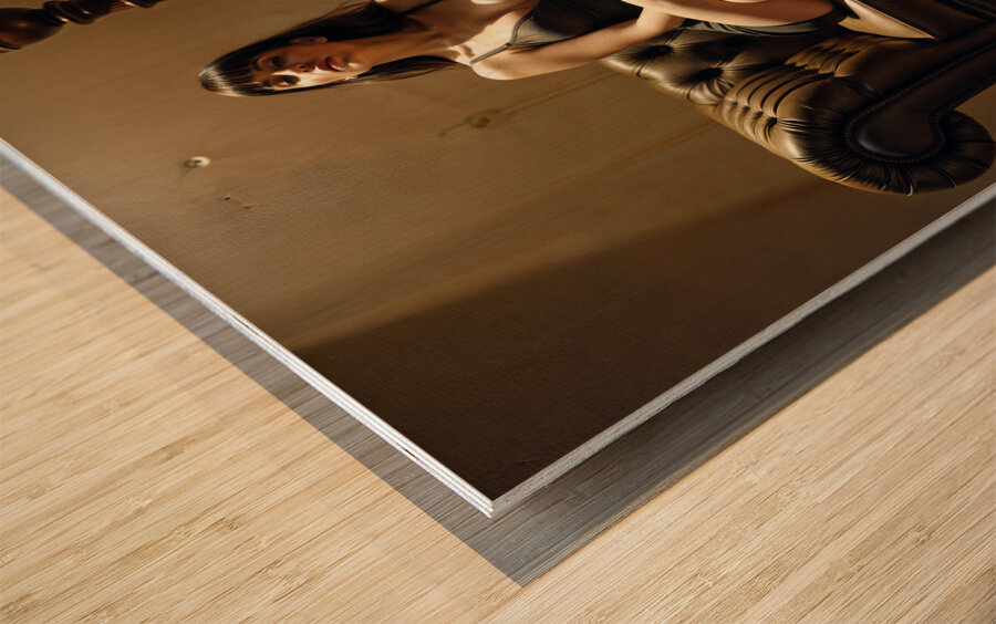 Aura of Confident  Wood print