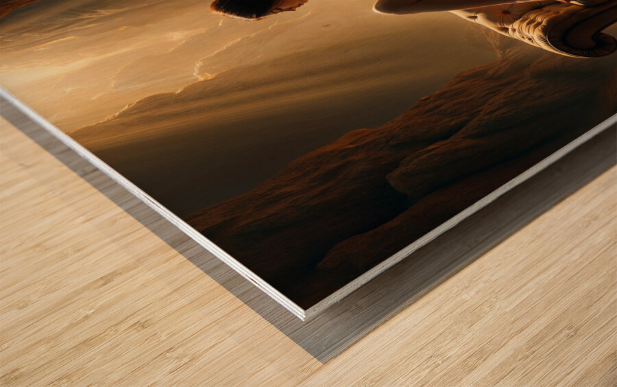 Isolation and Contemplation  Wood print