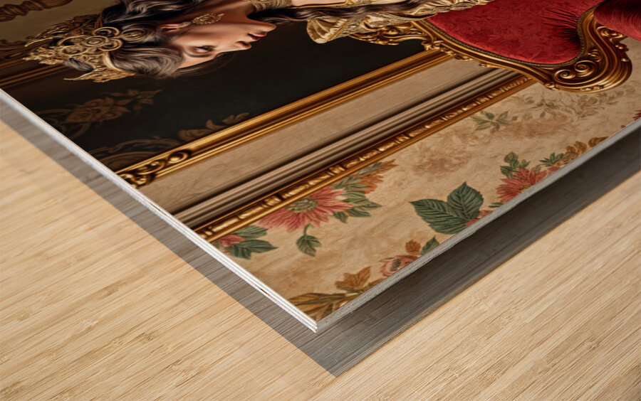  Cloaked in Elegance  Wood print