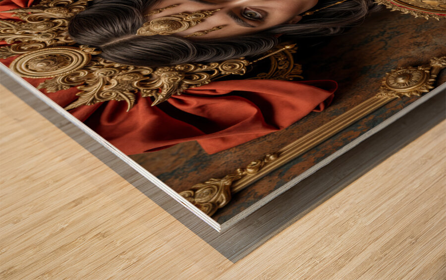 Richly Decorated  Wood print