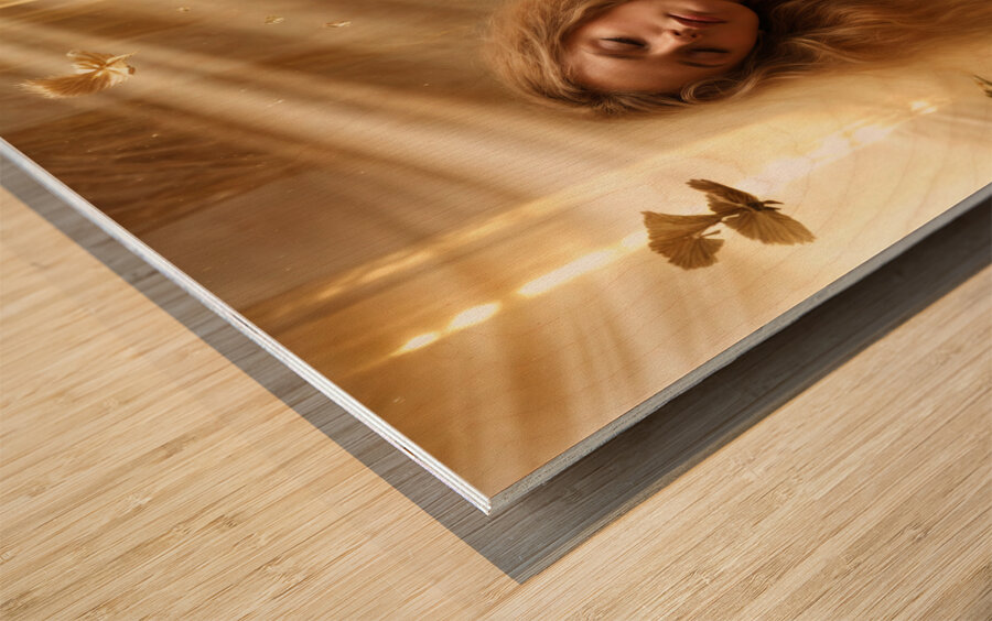  Stillness of Thought  Wood print