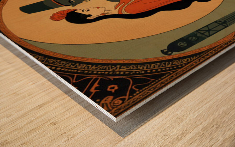 Garden’s Twilight  Wood print