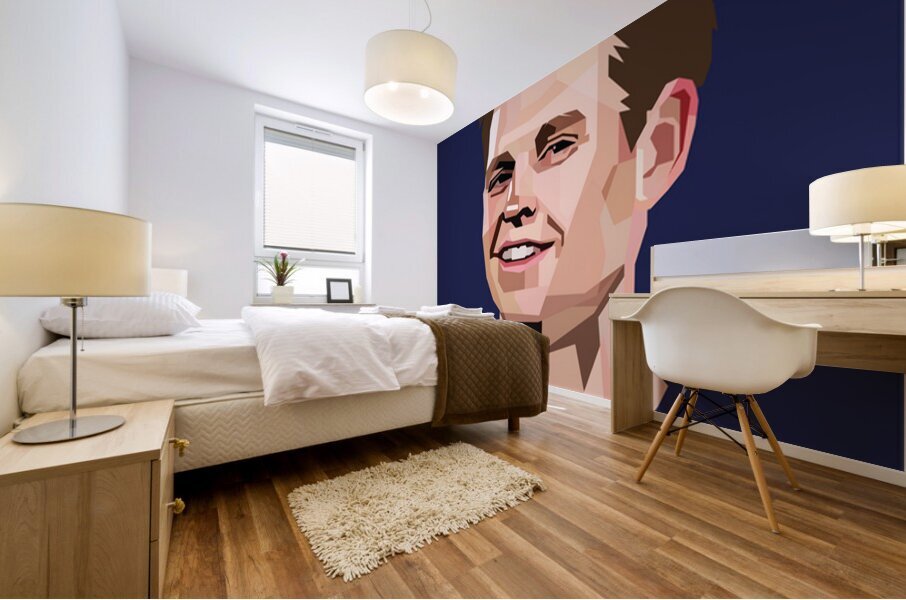 de jong Mural print
