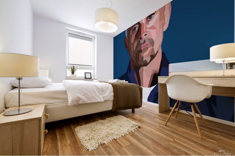 luis enrique Mural print