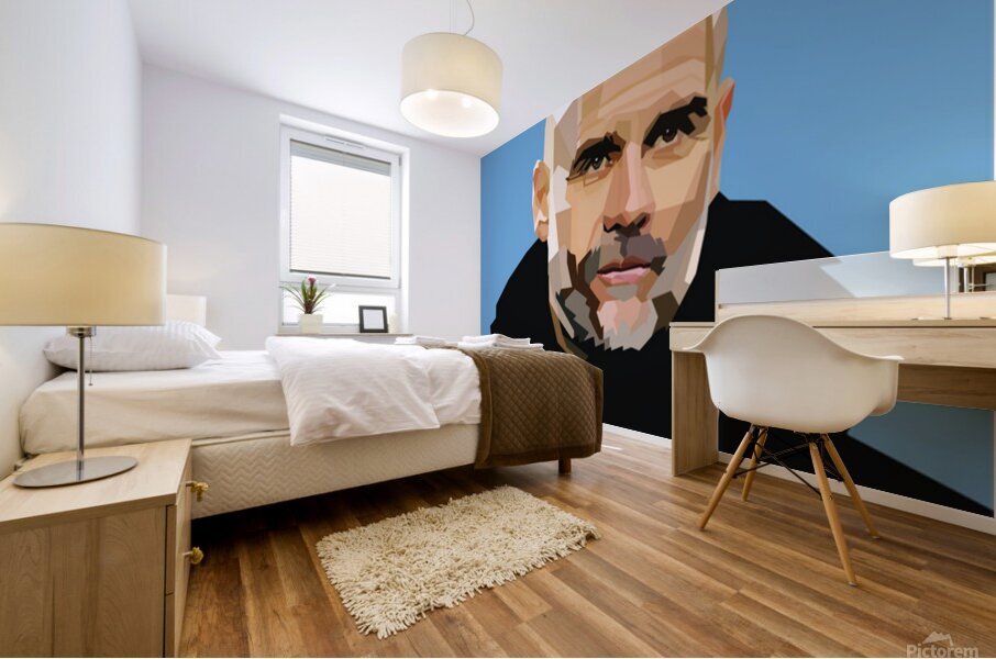 pep guardiola Mural print