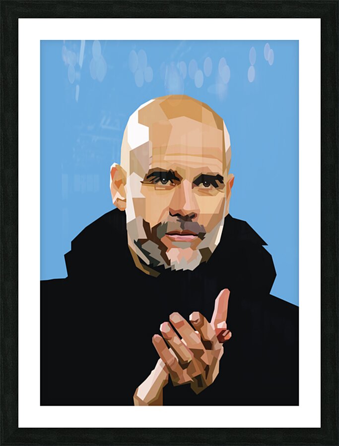 pep guardiola Picture Frame print