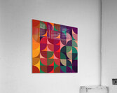 Floral Technicolor Acrylic Print