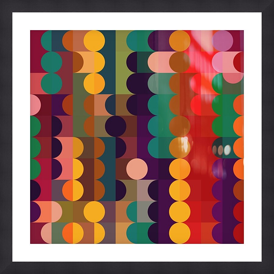 Coral Moons Picture Frame print
