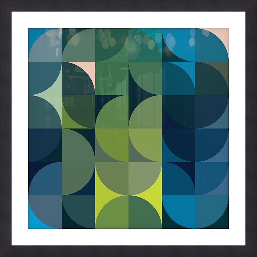 Garden Reflection Picture Frame print