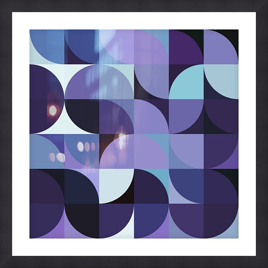 Violet Bloom Picture Frame print