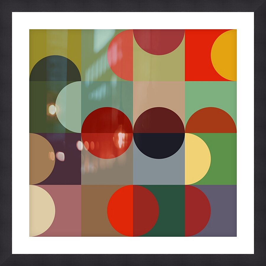 Lune Rouge Picture Frame print