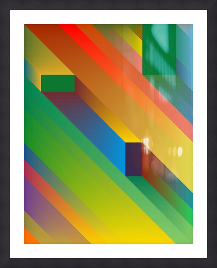 Rainglow Picture Frame print
