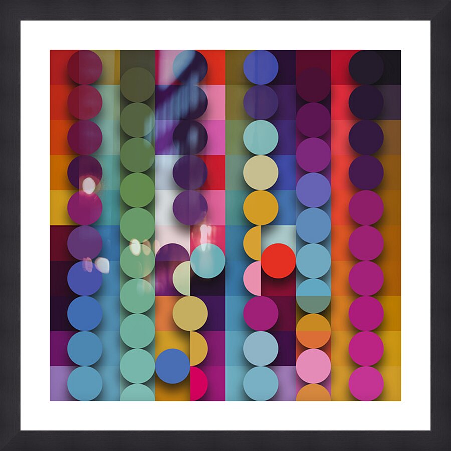 Color Code 2 Shadows Picture Frame print