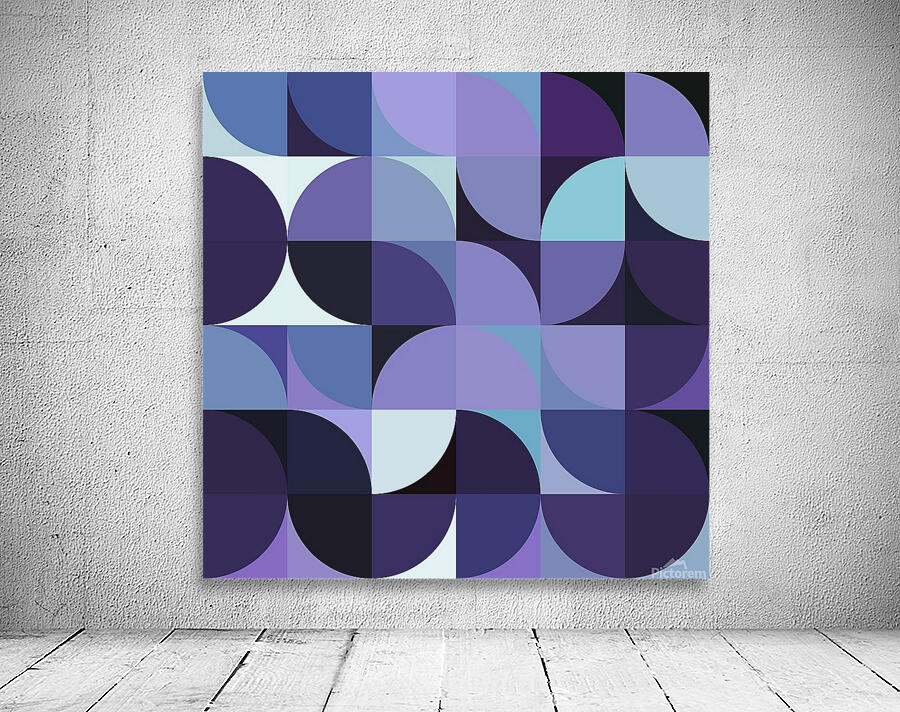 Violet Bloom Wall Preview