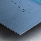 Blue Silence Metal print