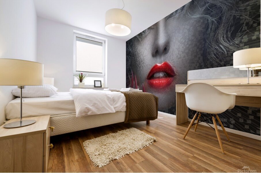 Abstract Attraction Mural print