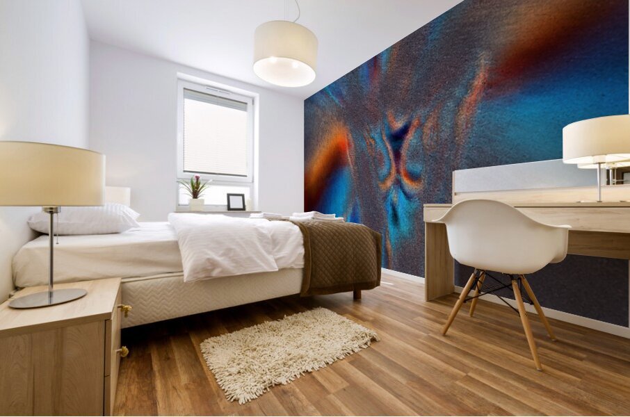 Fire and Ice Convergence Mural print