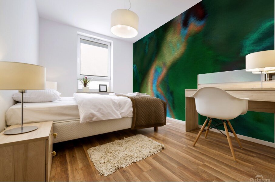 Where She Melts Mural print