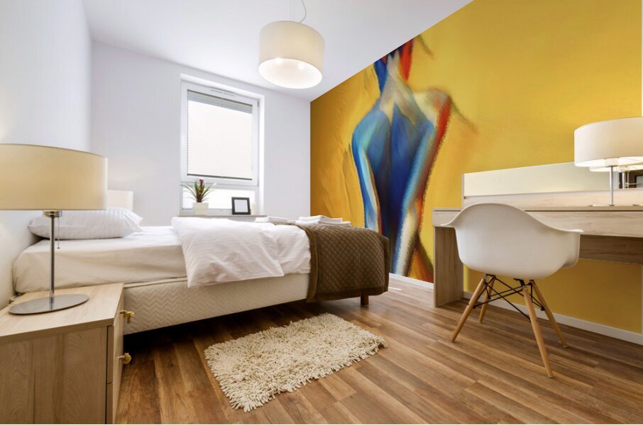 From Shadow to Flame Mural print