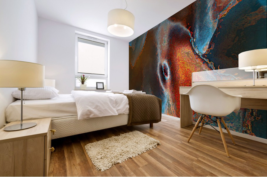Touched by Fire Mural print