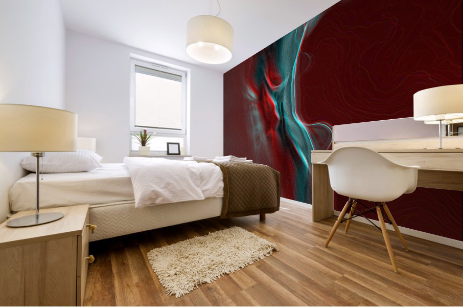 The Flame Within  Mural print
