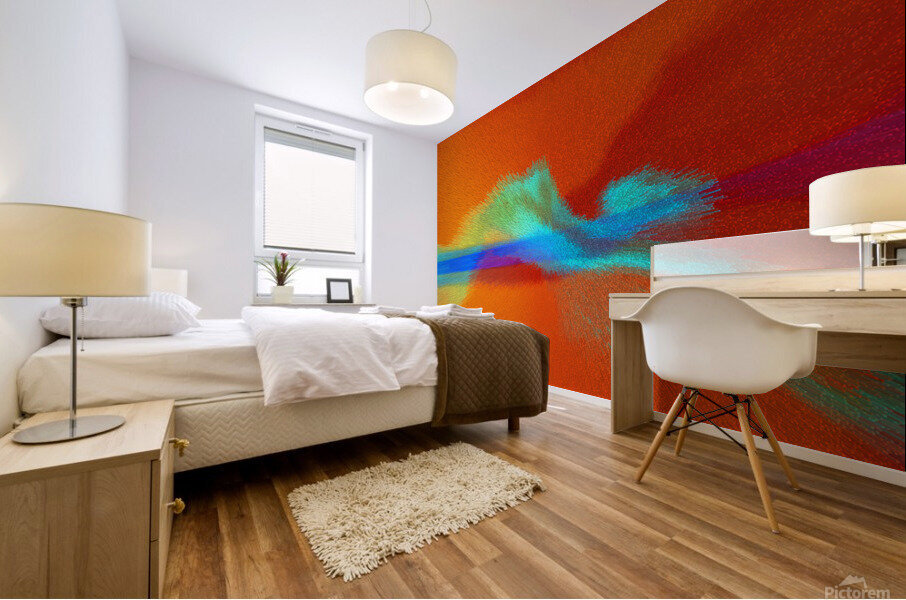 Through Fire Mural print