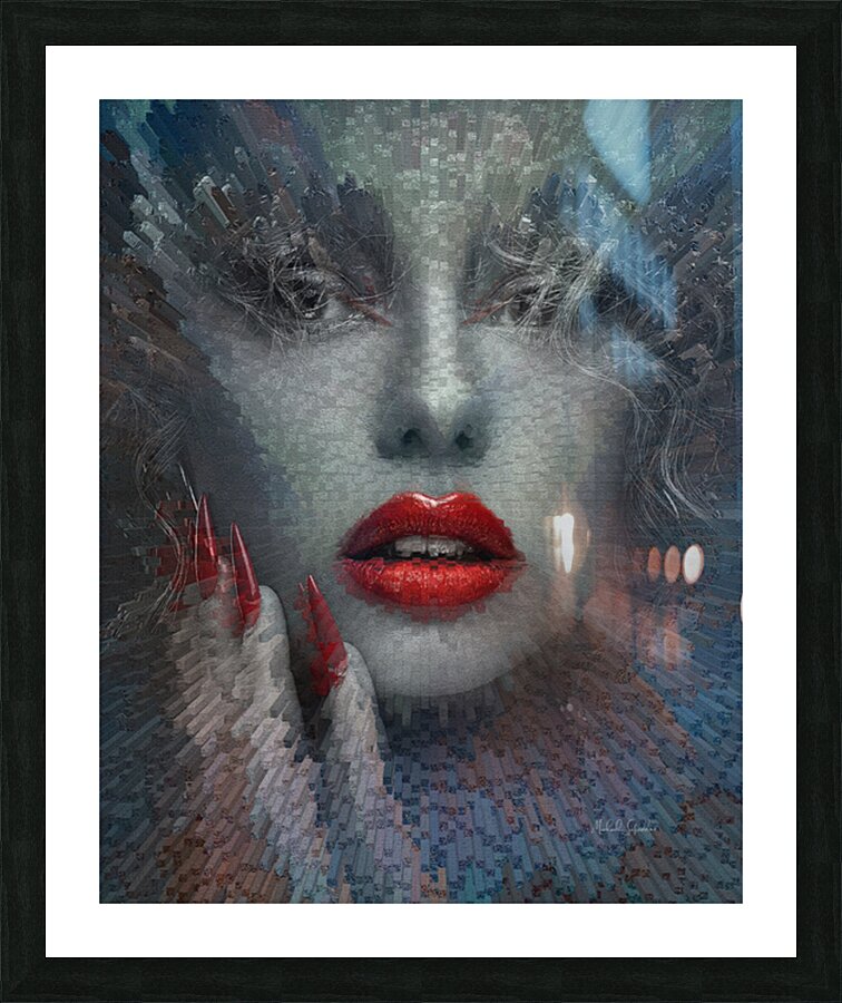 Abstract Attraction Picture Frame print