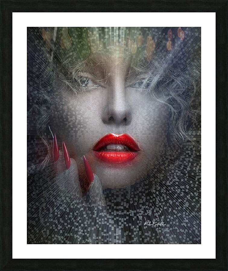 Abstract Attraction Picture Frame print