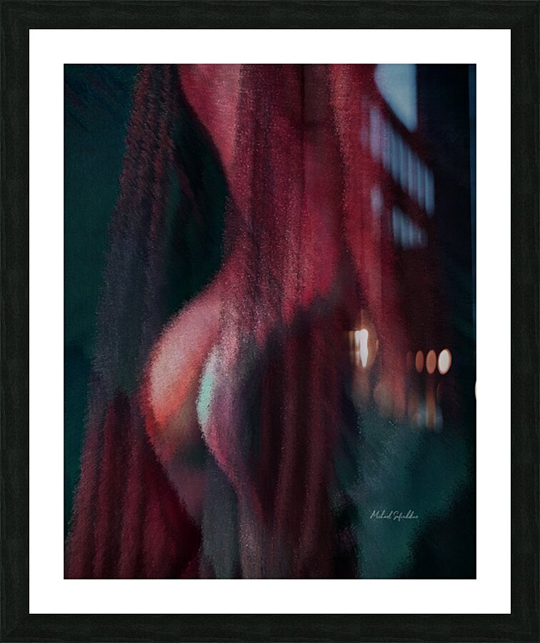 Laced Silk Picture Frame print
