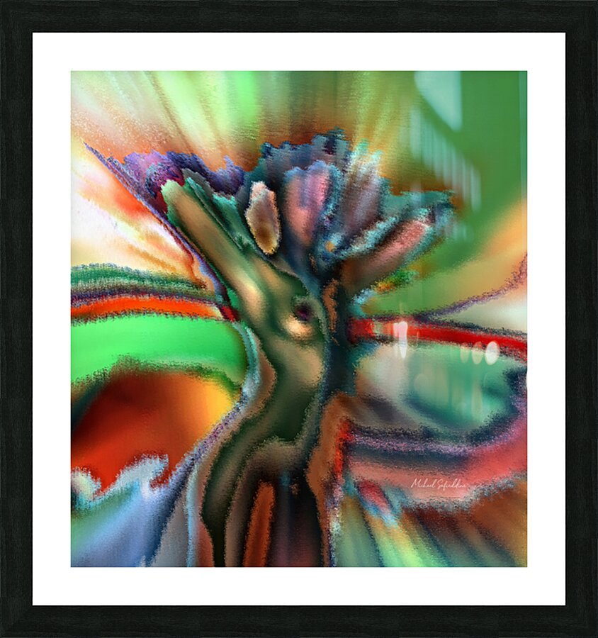 Floral Synphony Picture Frame print