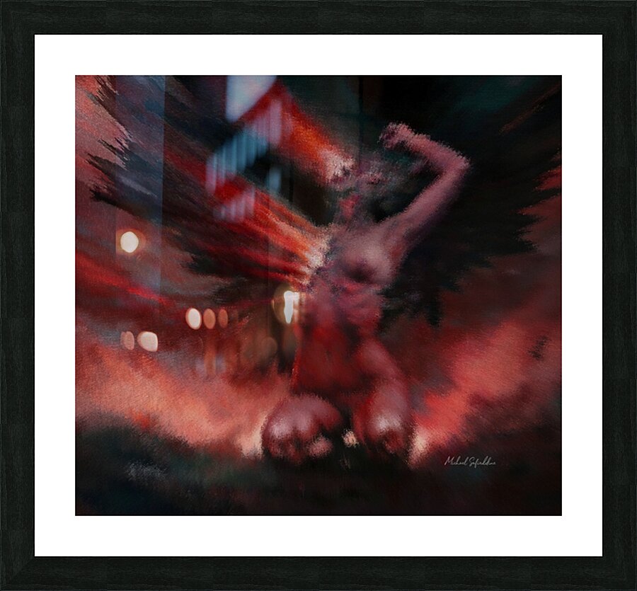 Wildfire Picture Frame print