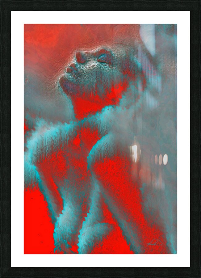 Exhale Picture Frame print