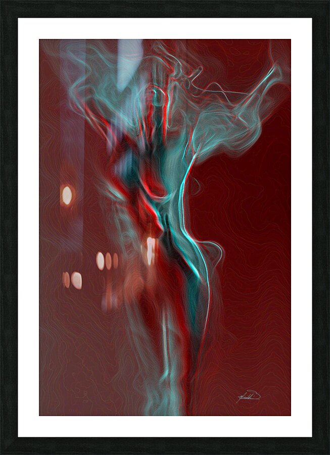 The Flame Within  Picture Frame print