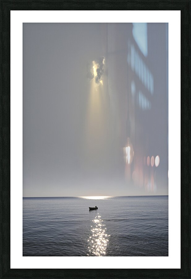 Where Angels Step Down Picture Frame print