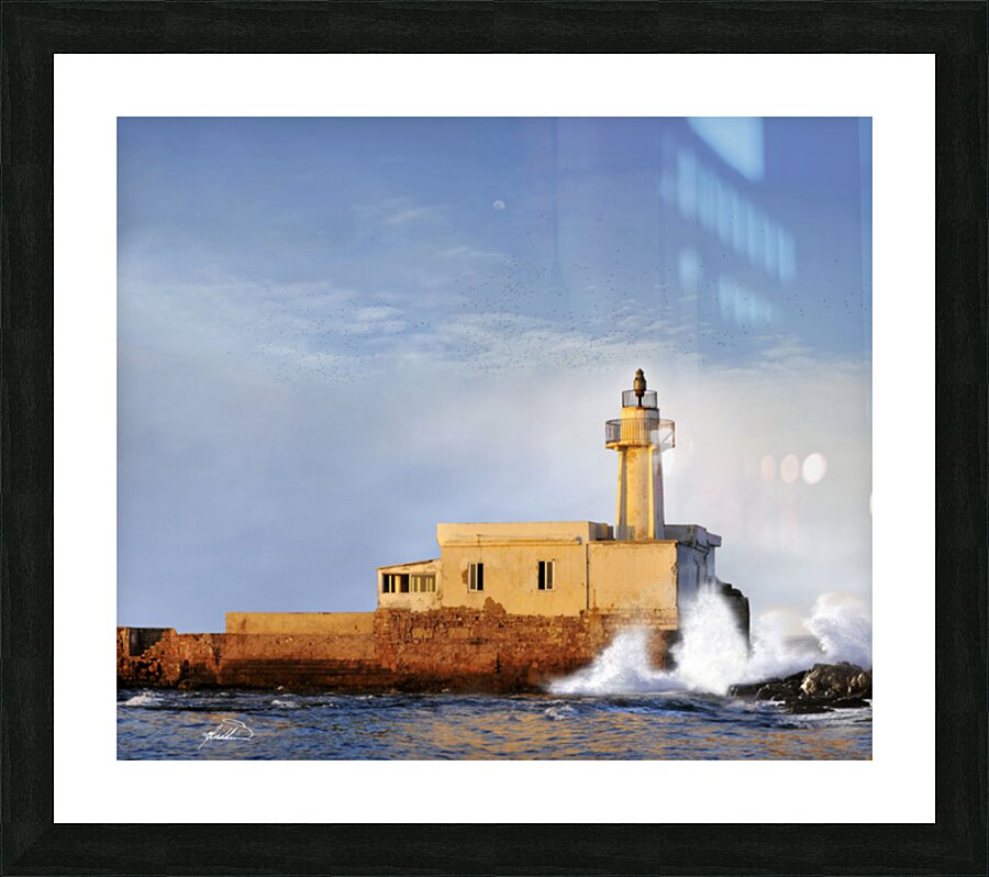 The Keeper Picture Frame print