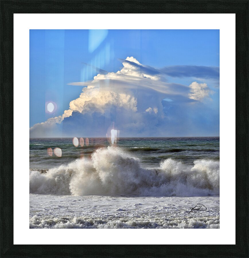 Heaven Breaks Picture Frame print