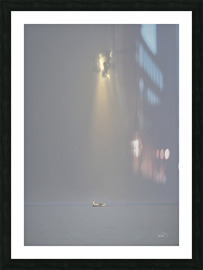 Heavens Window Picture Frame print