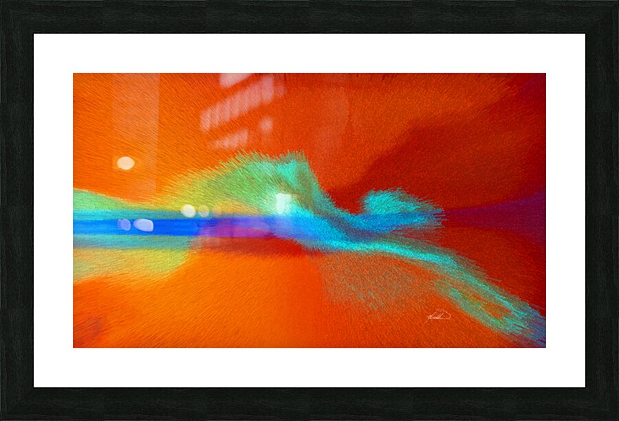 Through Fire Picture Frame print