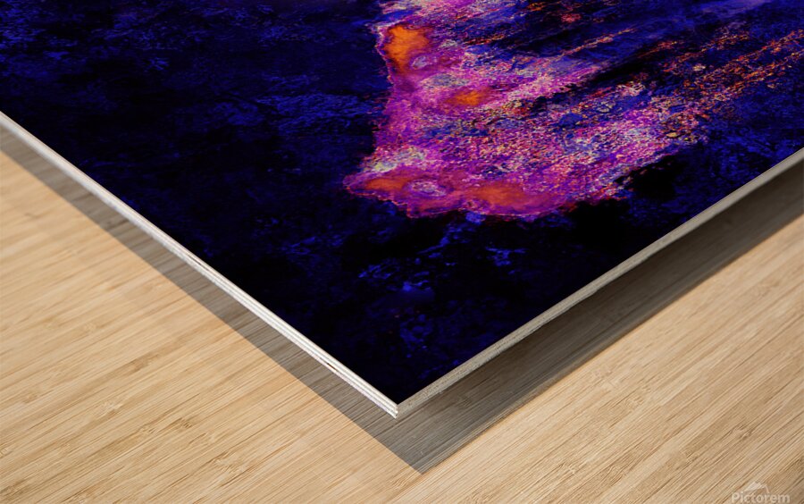Meltdown Wood print