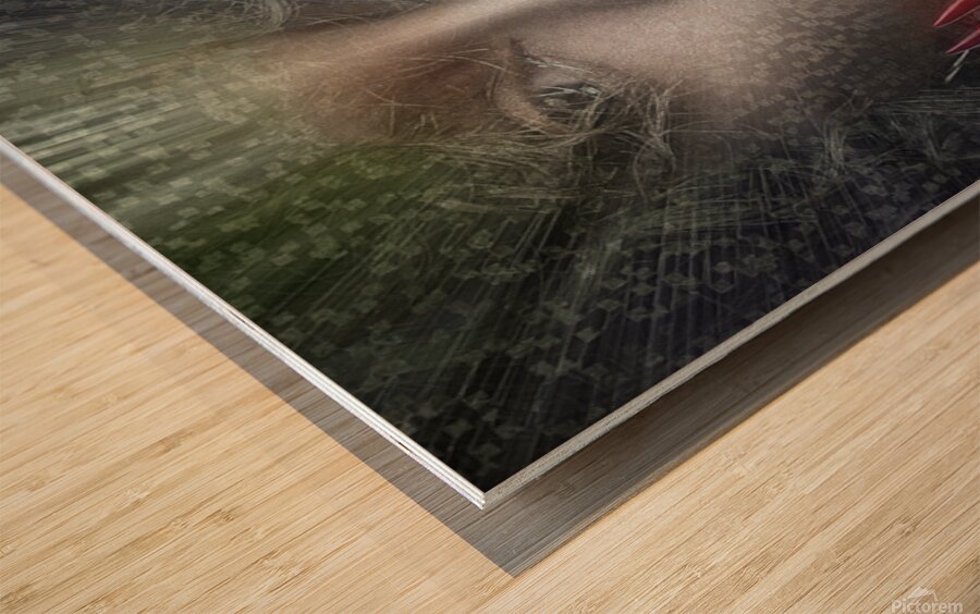 Abstract Attraction Wood print