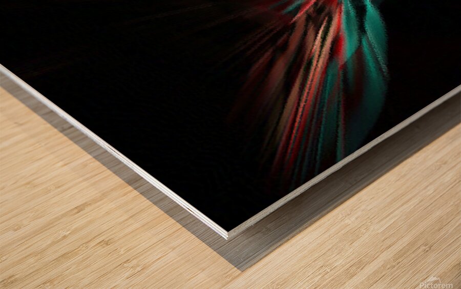 Her Rise Wood print
