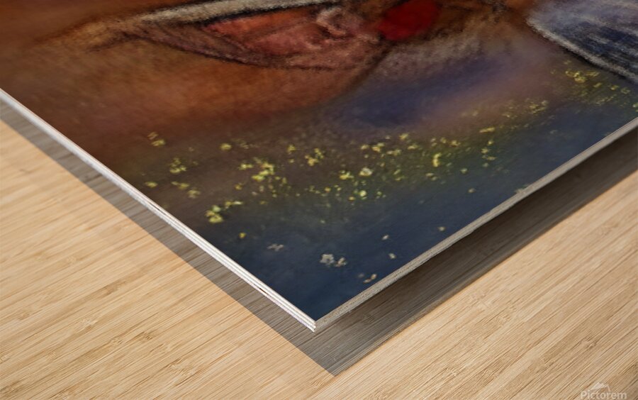 Flikering Soul Wood print