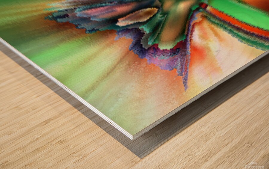 Floral Synphony Wood print