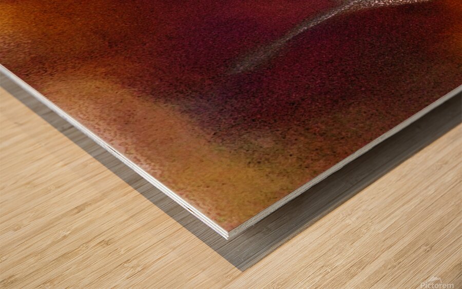 Her Radiant Form Wood print