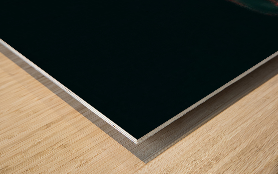 Lit Wood print
