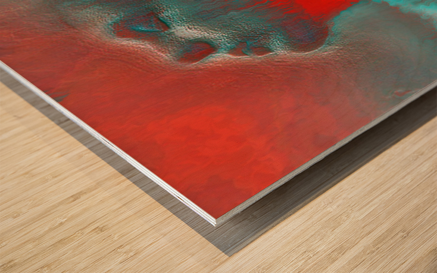 Exhale Wood print